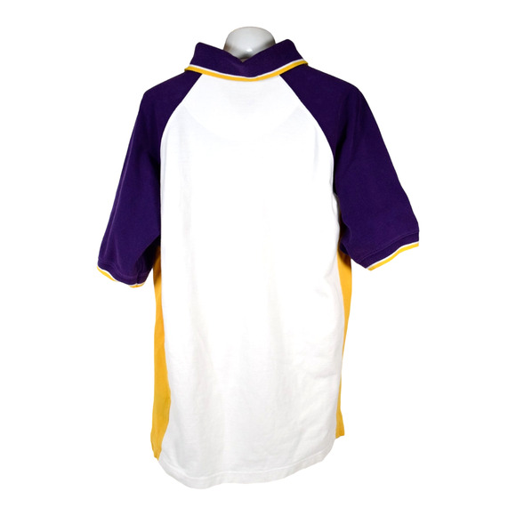 LSU TIGERS Polo Shirt Men's L Purple & Gold, Embroidered Mike the Tiger logo - Picture 4 of 10